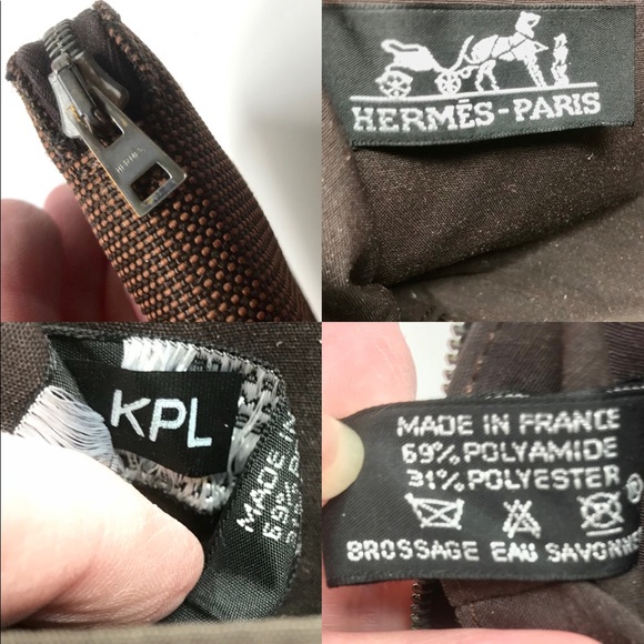 COPY - Hermès Herline Large GM Unisex Brown Travel Wallet - Picture 8 of 8